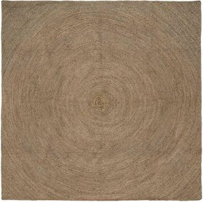 vidaXL Covoare de zonă Pătrat Gri 240 x 240 cm Iută