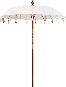vidaXL Parasol Balinez Crem 190 x 190 x 260 cm
