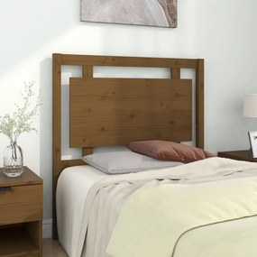 817923 vidaXL Tăblie de pat, maro miere, 95,5x4x100 cm, lemn masiv de pin