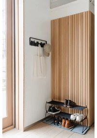 Cuier de perete negru din plastic Skyline – Umbra