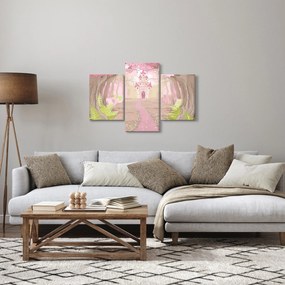 Tablou - Călătorie în regatul roz (90x60 cm)
