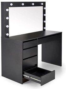 Masuta de toaleta Hollywood XL, neagra