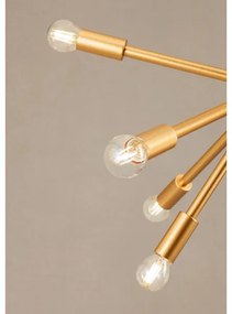 Redo 01-2935 - Lustru STELLAR suspendat pe cablu, 18xE14/25W/230V, auriu