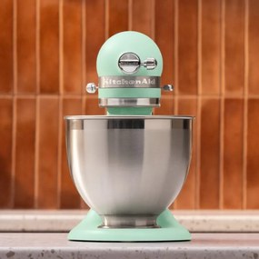 Mixer planetar KitchenAid Artisan Spearmint – Culoarea anului 2026, Model 5KSM195PSESD, 300 W, 4,7 l, Menta