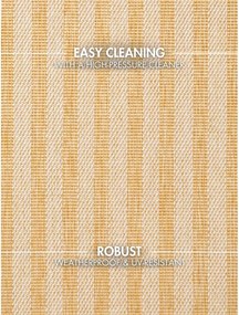 Covor pentru exterior și interior galben ocru/crem 120x170 cm Haringey Linley – Ted Baker