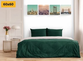 Set tablouri orașelor în culori delicate