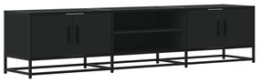 3300775 vidaXL Comodă TV, negru, 180x35x41 cm, lemn prelucrat