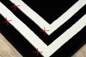 Covor HAMPTON cadru negru - SECUNDAR-COTATI PRODUSUL