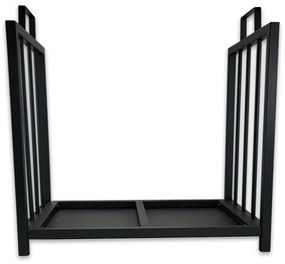 Suport metalic Aldotrade pentru lemne cu geantă detransport, 51 x 37 x 50,5 cm