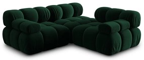Canapea verde cu tapițerie din catifea 282 cm Bellis – Micadoni Home