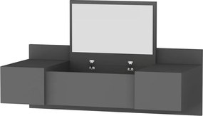 Masa de machiaj suspendata Vanity Homs , 100 x 33 x 39.1 cm, Gri