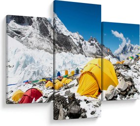 Tablou - Camping la munte (90x60 cm)