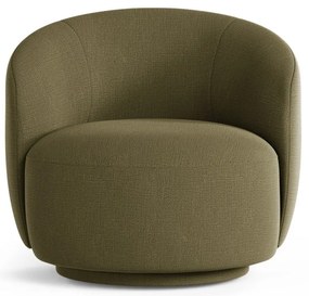 Fotoliu verde pivotant Letizia – Micadoni