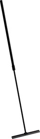 Racleta pentru sticla cu maner telescopic Omnires Uni finisaj negru mat 30 cm