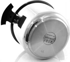 Oala sub presiune Royalty Line RL-PS6L, 6 L, 80 kPa, Otel inoxidabil, Supapa de siguranta, Inductie, Argintiu