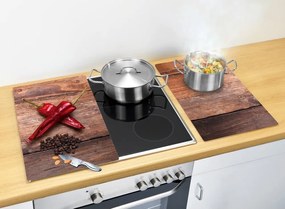 Protecții de aragaz 2 buc. din sticlă temperată 52x30 cm Pepper – Allstar