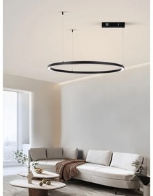 Immax NEO 07215L-LED Lustr FINO 60W/230V 80cm negru, dimabil, Tuya+DO