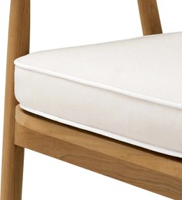 Scaun elegant design LUX Beale natur/ off-white