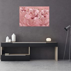Tablou - Decor floral (90x60 cm)