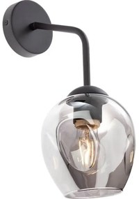 Abajur de rezervă pentru lampă, lustră Redo PIERCE d. 15 cm negru/fumuriu
