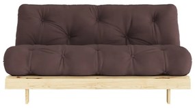 Canapea maro extensibilă 160 cm Roots - Karup Design