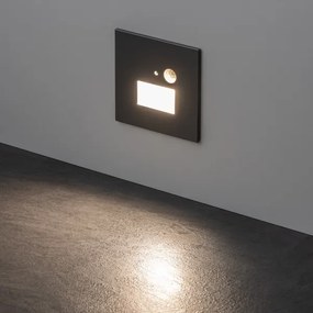Lampă LED pentru scară cu senzor de mișcare, 1,5W, 230V, 3000/4000/6000K, argintiu