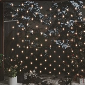 Plasă lumini Crăciun alb cald 4x4 m 544 LED interior/exterior