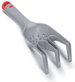 Cultivator manual de gradina, semanat, plastic ABS, gri