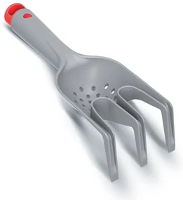 Cultivator manual de gradina, semanat, plastic ABS, gri