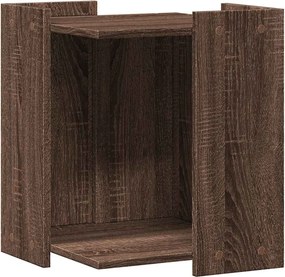 vidaXL Cutie litieră pisici stejar maro 42x42x51 cm lemn prelucrat