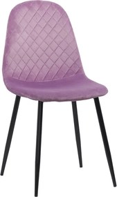 Scaun de bucatarie din catifea BUC 237X mov