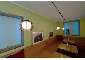 Lustră pe cablu Deko-Light 342029 FILO 1xG9/40W/230V d. 16 cm argintiu