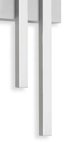 Telefunken - Aplica LED de exterior 2xLED/4W/230V IP44 argintiu