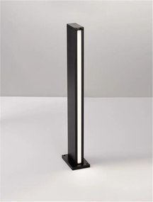 Stalp LED mic pentru exterior design modern IP54 Minot negru