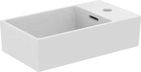 Lavoar suspendat Ideal Standard Atelier Extra 45 cm alb lucios cu orificiu baterie si preaplin dreapta