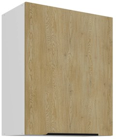Dulap superior de bucătărie Carminia 60 G-72 1F (stejar cremona + alb). 1128060