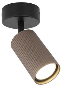 Spot TUNE 1xGU10/10W/230V negru/maro