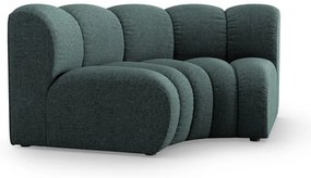 Modul pentru canapea modulară turcoaz cu tapițerie din chenille (cu colț variabil) Lupine – Micadoni
