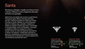 Aplica de perete Santa AP1 Small 013060