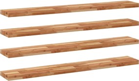 vidaXL Rafturi suspendate 4 buc. 160x20x4cm lemn masiv acacia netratat
