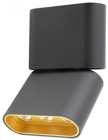 Plafoniera LED moderna design minimalist MARVEL neagra C0150 MX