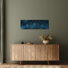 Tablou - Misiune extraterestră (cu ceas) (90x30 cm)
