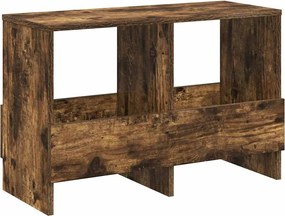 vidaXL Raft pentru reviste Stejar fumuriu 68,5 x 30 x 45 cm