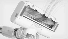 Aspirator vertical Xiaomi Mijia Vacuum Cleaner 4C F205, 170 AW, 400 W, 550 ml, Pana la 75 min, Iluminare LED, Perie antiincurcătura, Alb