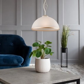 Lustră LED pe tijă Brilagi ANTICO 1xE27/60W/230V alb patină