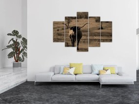 Tablou - Vacă din Texas (150x105 cm)