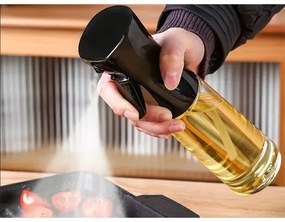 Pulverizator pentru ulei și oțet, 200 ml, negru