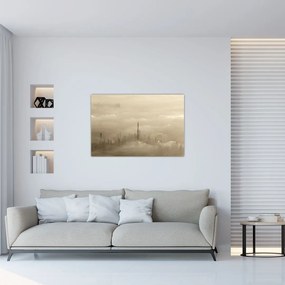 Tablou - Oraș în nori (90x60 cm)