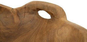 Tava pentru accesorii din lem de teak, 42x36x7 cm, Wahan, Mauro Ferretti