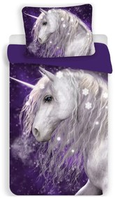 Unicorn Purple lenjerie de pat pentru copii 100×135 cm, 40×60 cm